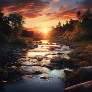 River's Quiet Study: Calming Stream Sounds - Sounds of Scandinavia