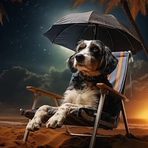 Binaural Dog Waves: Serene Oceanic Canines - Solfeggio Tones 528Hz