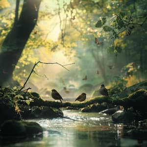 Nature's Sleep Symphony: Binaural Birds at the Creek - 92 96 Hz - Night Sounds Association