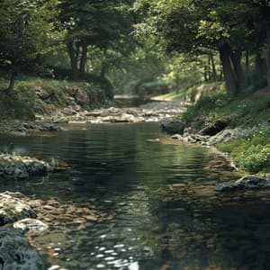 Cats' River Serenity Gentle Relaxing Music - Sleepy Cat