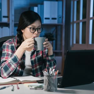 Cozy Study Evenings with Relaxed Lofi Tunes - Working from Home Playlist