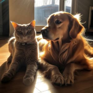 Peaceful Tones for Pets to Sleep - Night Pet Music