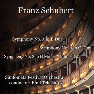 Franz Schubert: Symphonies - Simfonieta Festival Orchestra