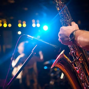 Vibrant Jazz Palette: Melodic Colors Painted in Musical Notes - Modern Jazz Playlist