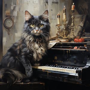 Siesta De Gatos: Canciones De Cuna De Piano Para Bigotes Somnolientos - Relajación Piano en Mente