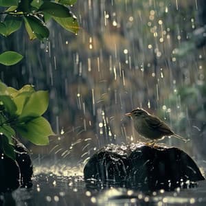 Calming Nature Meditation: Binaural Rain and Birds - My Meditation Music