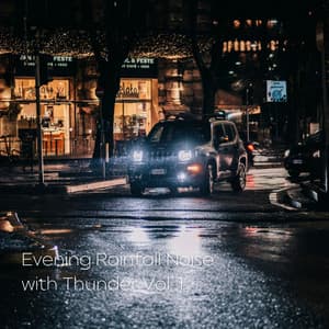 Evening cRainfall Noise with Thunder Vol. 1 - Sleeping Playlist