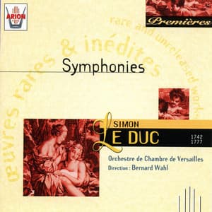 Le duc : Symphonies - Simon Le Duc
