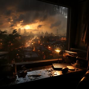 Ambiente De Estudio Con Truenos: Poderosas Melodías De Enfoque - Lista de reproducción para relajarse por la mañana