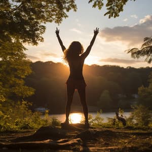 Susurros Suaves De Yoga Junto Al Agua: Música Relajante En El Flujo Del Agua - Tesoros del bosque