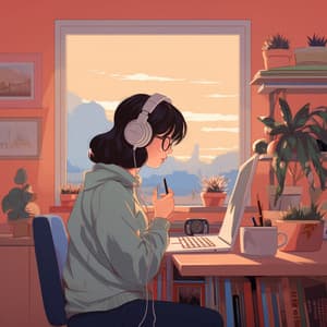 Sesiones De Estudio Junto Al Mar: Ondas Melódicas Oceánicas - Perspectiva de la naturaleza