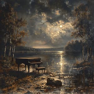 Medianoche Del Piano: Armonías Calmantes Para Dormir - Academia A-Plus