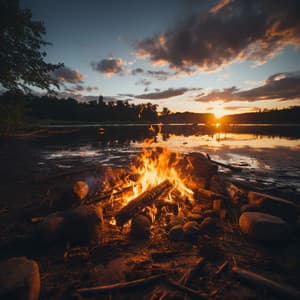 Yoga Por El Hogar: Sonido Relajado Del Fuego Para El Equilibrio - Rehabilitación de la naturaleza