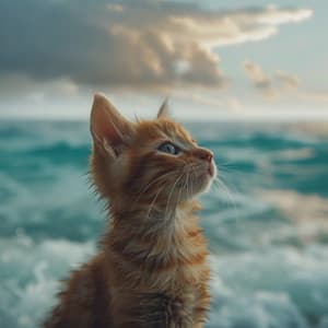 Santuario Oceánico Para Gatos: Melodías Calmantes Del Mar - Canciones de la naturaleza Música de la naturaleza