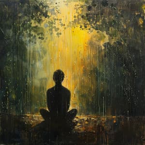 Reflejos Lluviosos: Tonos De Meditación Con Truenos Relajantes - Meditación de flujo