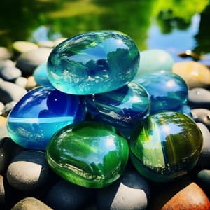 Focused Serenity: Raindrop Melodies Harmony - Naturevibe