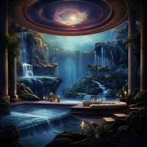 Ethereal Spa Harmony: Rain Raindrops Tranquility - Wonders of Nature