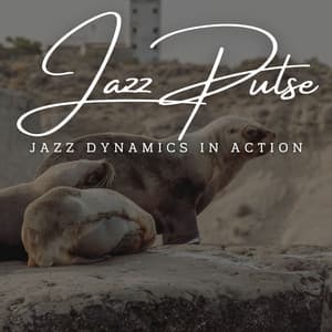 Productive Jazz Pulse: Coffee Lounge Efficiency - Jazz Art