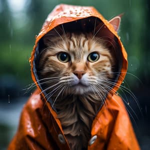 Melodías Del Gato Y La Gota De Lluvia: Interludio Adormecedor De La Gota De Lluvia Con Ronroneo - Sonidos Naturaleza