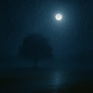 12AM Showers: Midnight Rain and Gentle Showers - 24H Rain Sounds