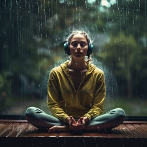 Yoga Amidst Rain: Harmonic Balance Sounds - Focus on Breathing