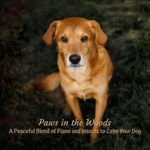 Paws in the Woods: A Peaceful Blend of Piano and Insects to Calm Your Dog - Nature & Sounds Backgrounds