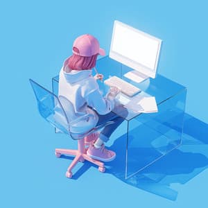 Koncentreret Drømmevandring: En Nattens Rejse med Celeste - Relaxing Office Music Collection