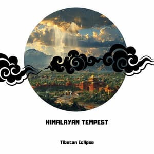 Himalayan Tempest: Spiritual Journey Through Thunder and Wind - Tibetan Eclipse