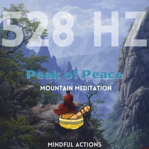 Peak of Peace: 528 Hz Mountain Meditation - Mindful Actions