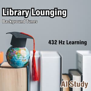 Library Lounging: Background Tunes, 432 Hz Learning - AI Study