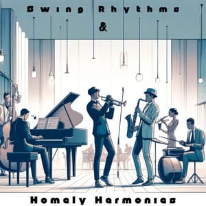 Swing Rhythms & Homely Harmonies - Jazz Night Music Paradise