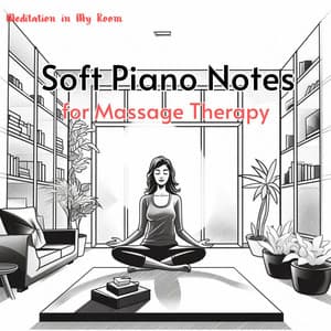 Soft Piano Notes for Massage Therapy - Meditation in My Room