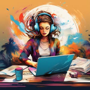 Cognitive Melodies: Music for Concentrated Work - Music For Working Hard