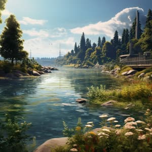 Serene Water Echoes: Tranquil Lake Ambience - The Relaxed Guy