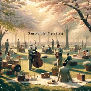 Smooth Spring: Clouds and Melancholy March Jazz - Positive Attitude Music Collection