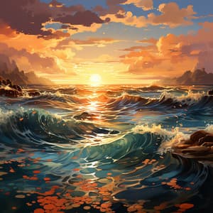 Tonos Tranquilos: Meditación Junto Al Océano - Tulipanes rosas