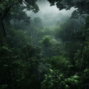 Rain's Academic Calm: Soothing Study Echoes - Office Background Music