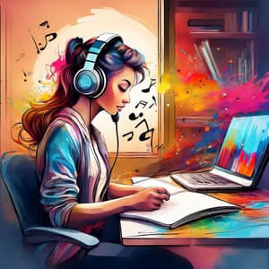 Study Harmonics: Melodies for Productive Work - Ambient Minds