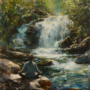 Meditation by the Stream: Serene Sounds - Meditators