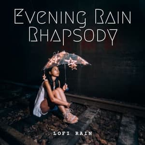 Lofi Rain: Evening Rain Rhapsody - Waterfall Sounds