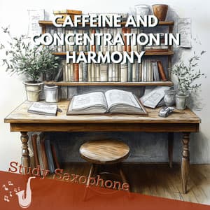 Caffeine and Concentration in Harmony - Study Saxophone