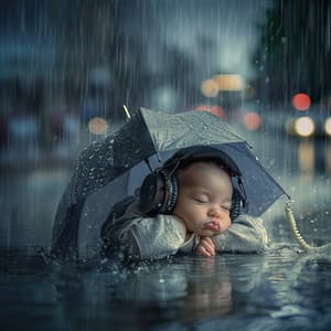 Baby Sleep Dreams: Binaural Rain Harmony - Baby Nap Time