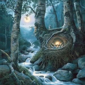 Nature’s Lullaby: Binaural Birds and Creek Sleep - 80 88 Hz - Sleepy Side