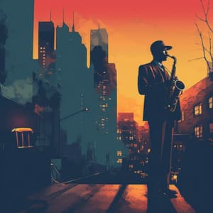 City Lights: Jazz Music Reflections - Cafe Chillout Jazz