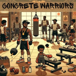 Concrete Warriors: Thug Beats for Savage Gains - Intense Workout Music Club