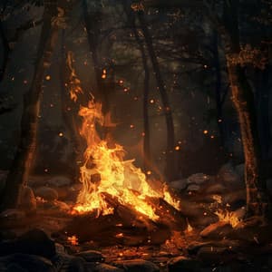 Ambient Fire and Chill: Soothing Warm Vibes - Drivotra