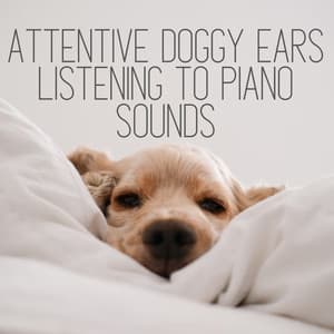 Attentive Doggy Ears Listening to Piano Sounds - Coffee Shop Piano