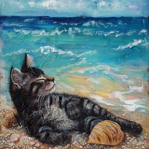 Relajantes Melodías Del Océano Para La Comodidad Del Gato - Las Gatitas