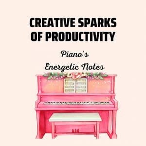 Creative Sparks of Productivity: Piano's Energetic Notes - Relaxing Piano Jazz