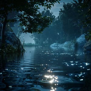 Tranquil Water Vibes for Nighttime Sleep - Music Lullabies